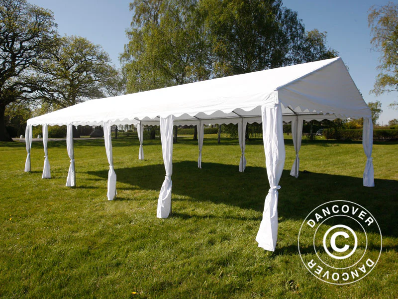 Partytält UNICO 6x12m, Vit - Image 9