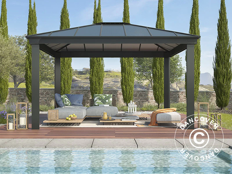 Paviljong Dallas 3,64x4,26m, Antracit - Image 2