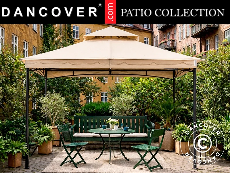 Paviljong Horus, 3x3,7m, Beige
