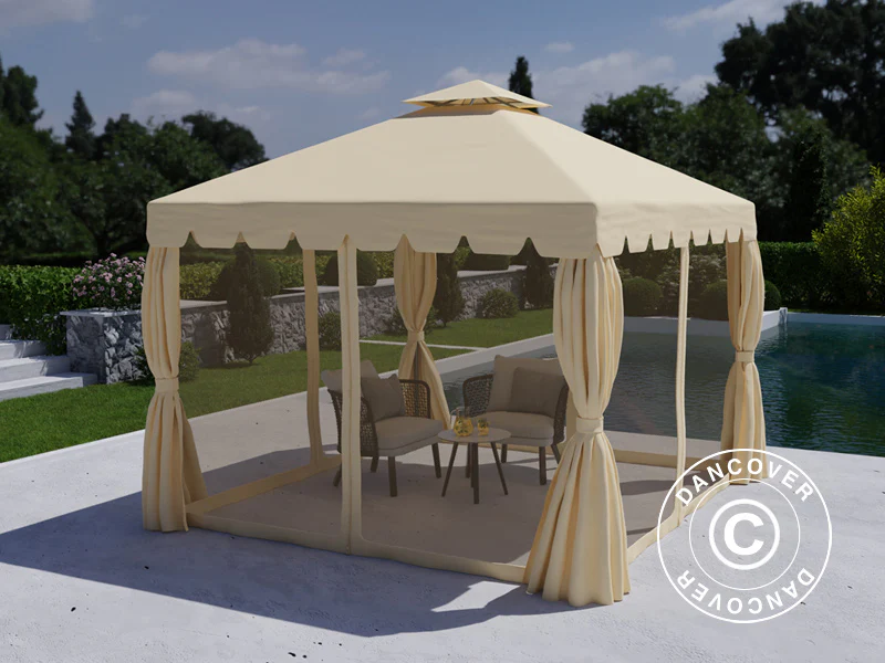 Paviljong Osiris 3x3m, Sand - Image 5