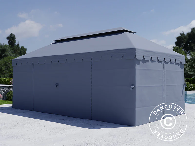 Paviljong Osiris 3x6m, Grå - Image 5