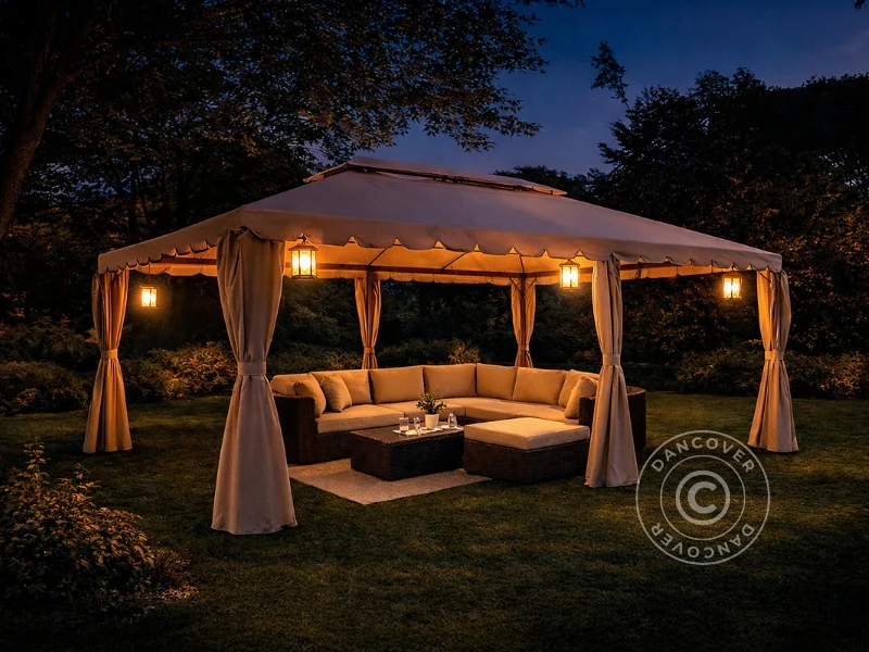 Paviljong Osiris 3x6m, Sand - Image 2