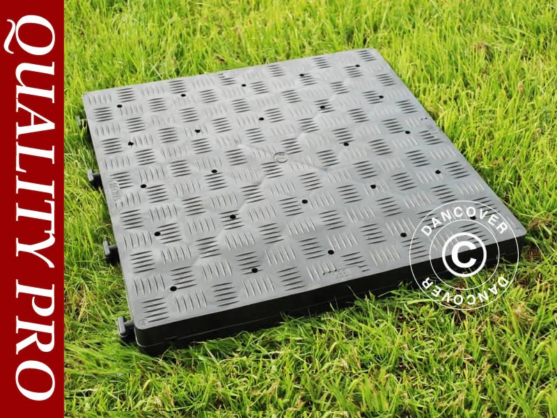 Plastgolv PRO 1 m²,  Antracit (4 st.)