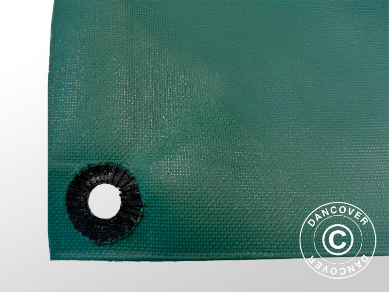 Presenning 10x12m, TPO, 350 g/m², Grön - Image 3