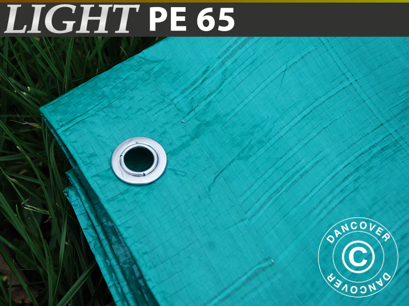 Presenning 12x15m, PE 65g/m², Grön