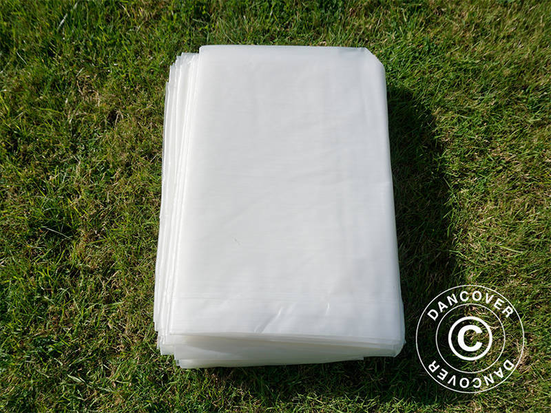 Presenning 4x6 m, PE 90 g/m², Genomlysande - Image 10
