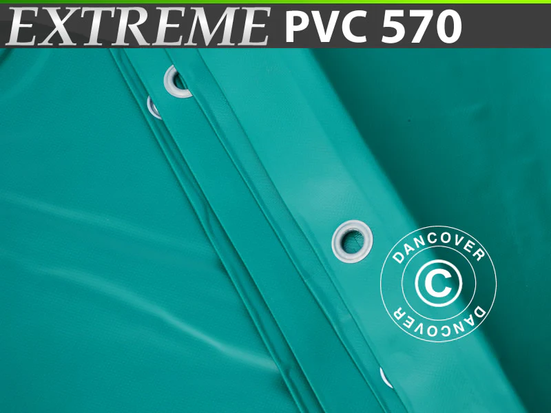 Presenning 6x10m, PVC 570g/m², Grön