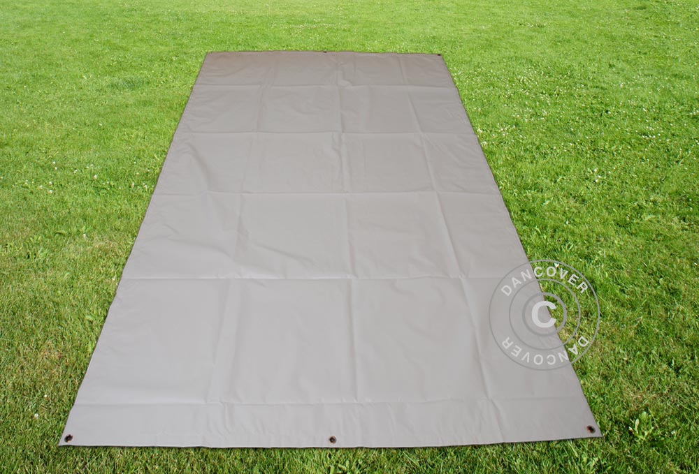 Presenning, garagetält golvtäck 1,7x2,7m PVC, Grå