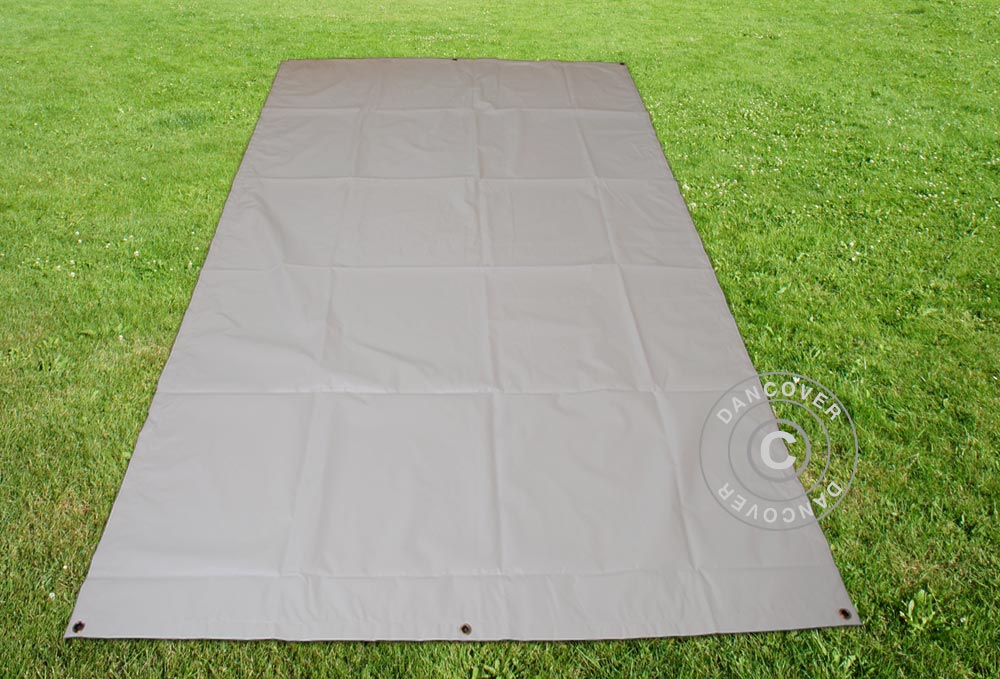 Presenning, garagetält golvtäck 2,6x3,1m PVC, Grå