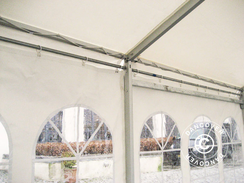 Professionellt Partytält EventZone 9x9m PVC, Vit - Image 3