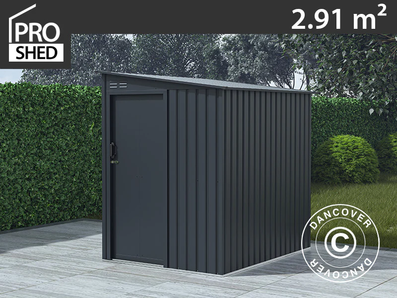 Redskapsbod, 1,5x1,94x1,87cm, 2,91m2, ProShed®, Antracit