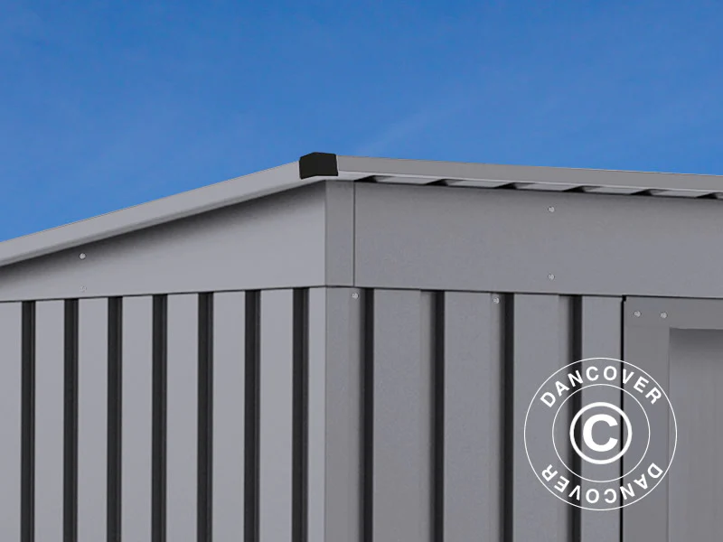 Redskapsbod, 2,01x1,21x1,76m, 2,43m², ProShed®, Aluminium Grå - Image 5