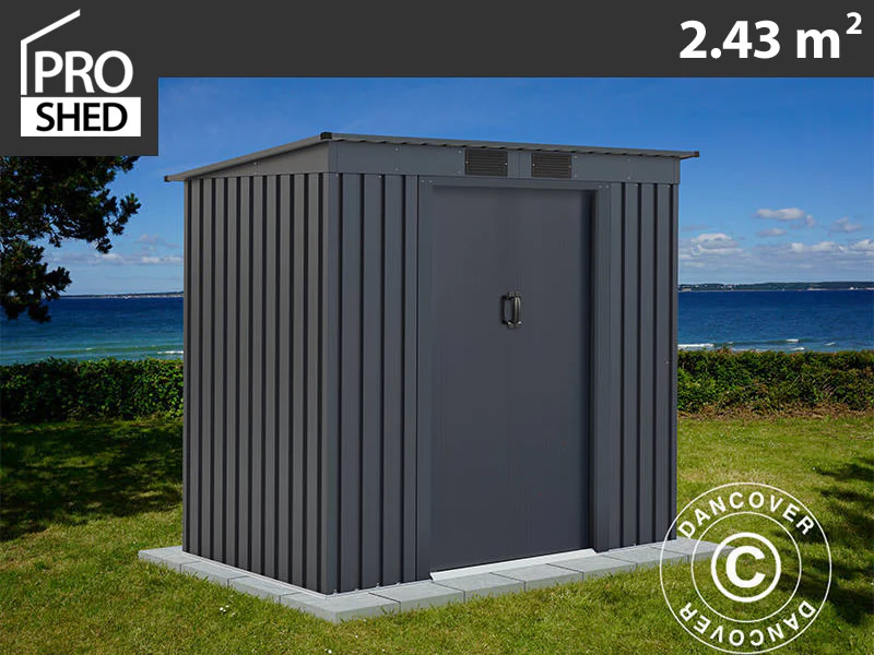 Redskapsbod, 2,01x1,21x1,76m, 2,43m², ProShed®, Antracit