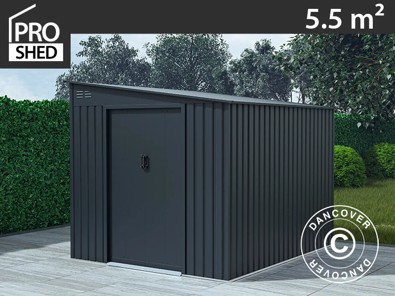 Redskapsbod, 2,14x2,57x1,93m, 5,5m2, ProShed®, Antracit