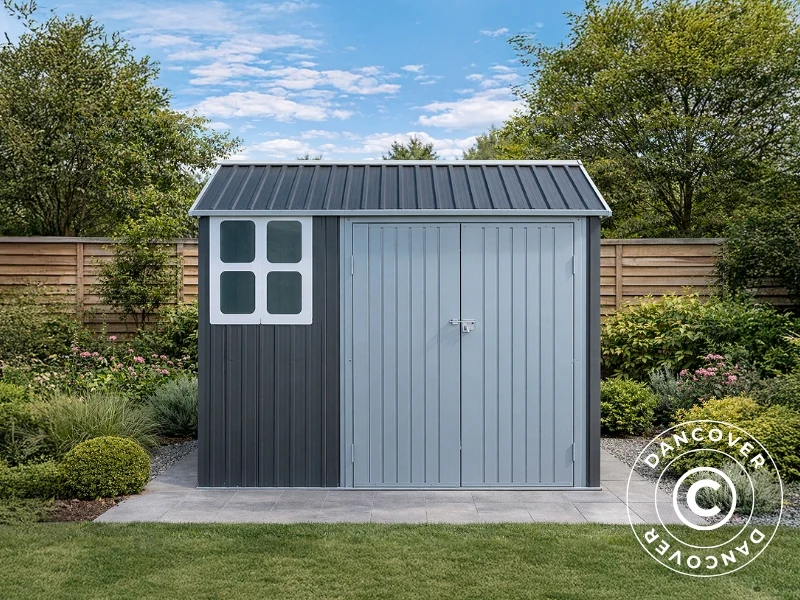 Redskapsbod, 2,59x1,72x2,22m, 4,45m², ProShed®, Antracit/Vit - Image 3