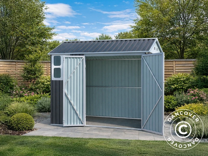 Redskapsbod, 2,59x1,72x2,22m, 4,45m², ProShed®, Antracit/Vit - Image 4