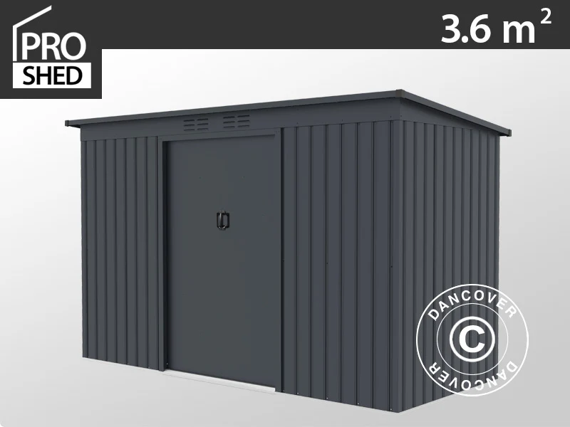 Redskapsbod, 2,77x1,30x1,73m, 3,6m², ProShed®, Antracit