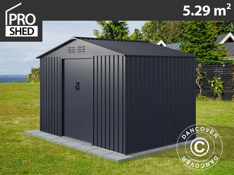Redskapsbod 2,77x1,91x1,92m, 5,29m², ProShed®, Antracit