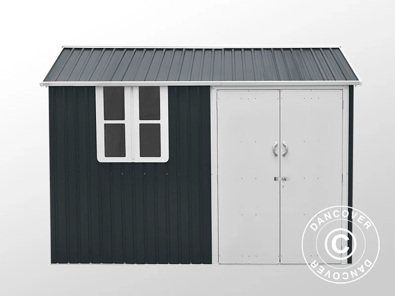 Redskapsbod, 3,02x1,72x2,29m, 5,19m², Antracit/Vit - Image 4