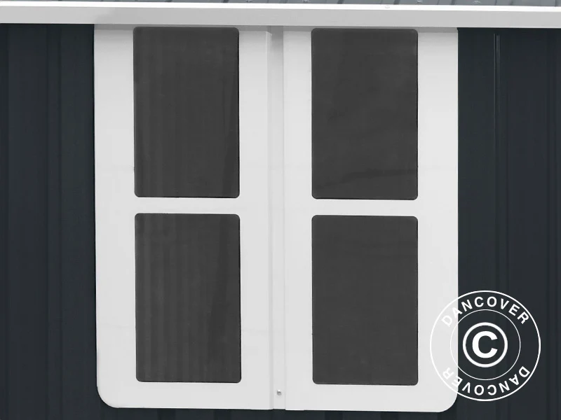 Redskapsbod, 3,02x1,72x2,29m, 5,19m², Antracit/Vit - Image 7