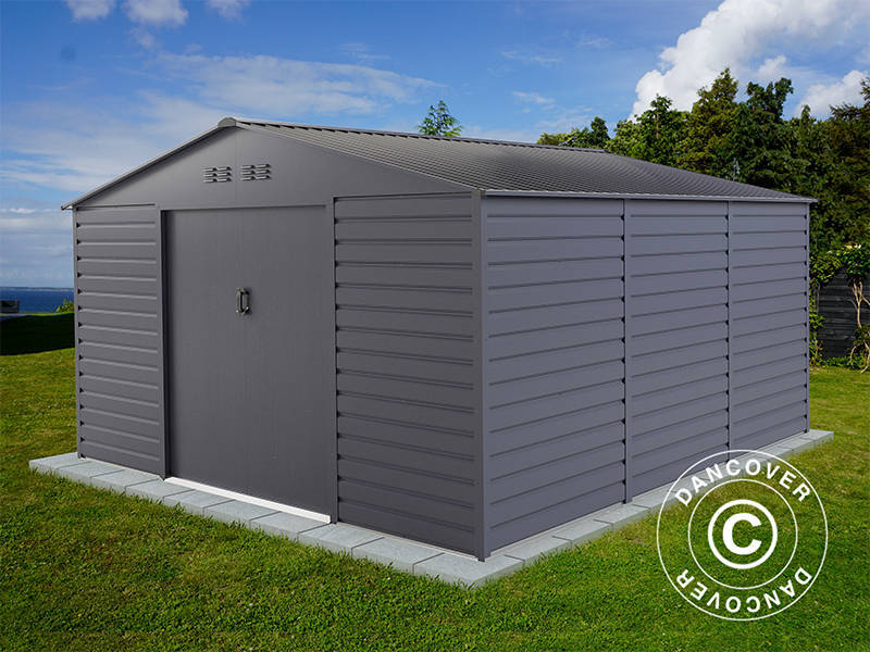 Redskapsbod 3,4x3,82x2,05m, 12,99m², ProShed®, Antracit - Image 2