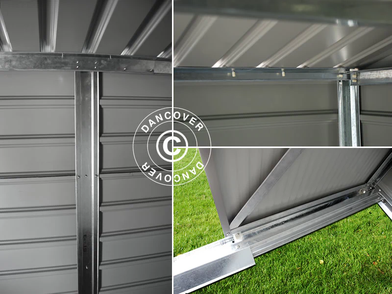 Redskapsbod 3,4x3,82x2,05m, 12,99m², ProShed®, Antracit - Image 6