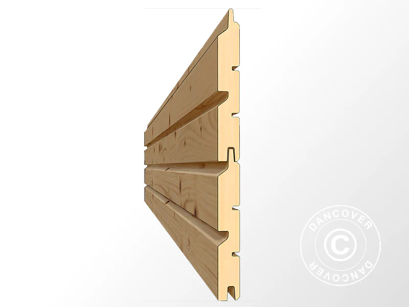 Redskapsbod i trä, Bertilo Concept, 2,34x2,97x2,27m, 7m², Naturlig - Image 5