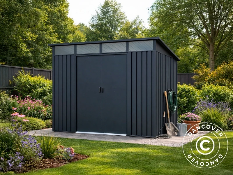 Redskapsbod med takfönster, 2,38x1,93x2,02m, 4,59m2, ProShed®, Antracit - Image 3