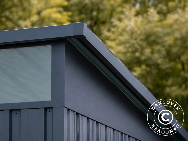 Redskapsbod med takfönster, 2,38x1,93x2,02m, 4,59m2, ProShed®, Antracit - Image 6