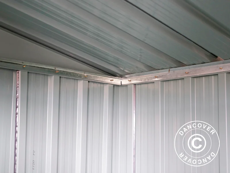 Redskapsbod med takfönster 1,95x1,21x1,96m, 2,35m², ProShed®, Antracit/Vit - Image 11
