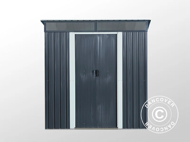 Redskapsbod med takfönster 1,95x1,21x1,96m, 2,35m², ProShed®, Antracit/Vit - Image 5