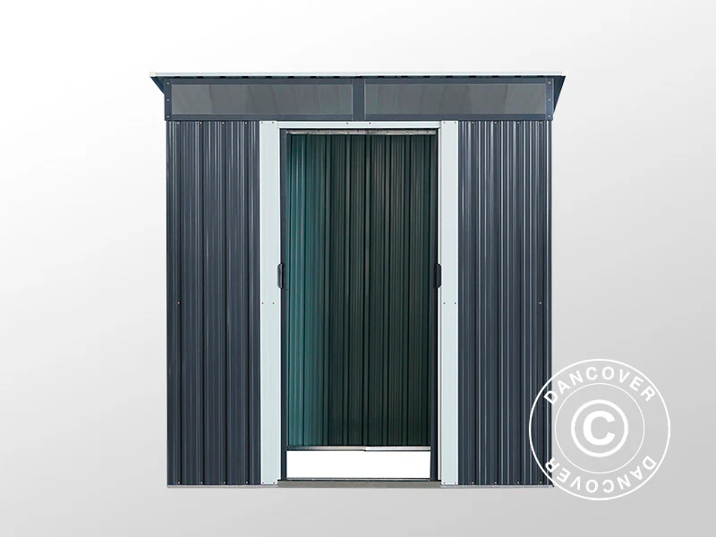 Redskapsbod med takfönster 1,95x1,21x1,96m, 2,35m², ProShed®, Antracit/Vit - Image 6