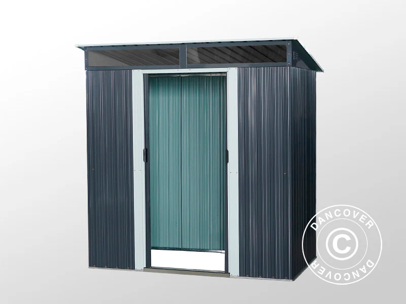 Redskapsbod med takfönster 1,95x1,21x1,96m, 2,35m², ProShed®, Antracit/Vit - Image 7