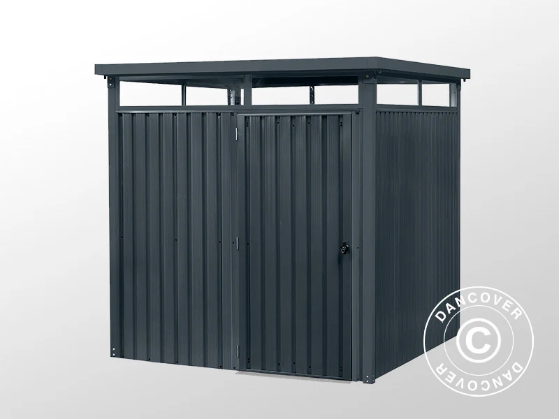 Redskapsbod med takfönster, 2,04x2,45x2,26m, 5,0m², Antracit - Image 4