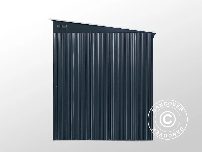 Redskapsbod med takfönster 2,38x1,74x1,96m, 4,14m², ProShed®, Antracit/Vit - Image 9