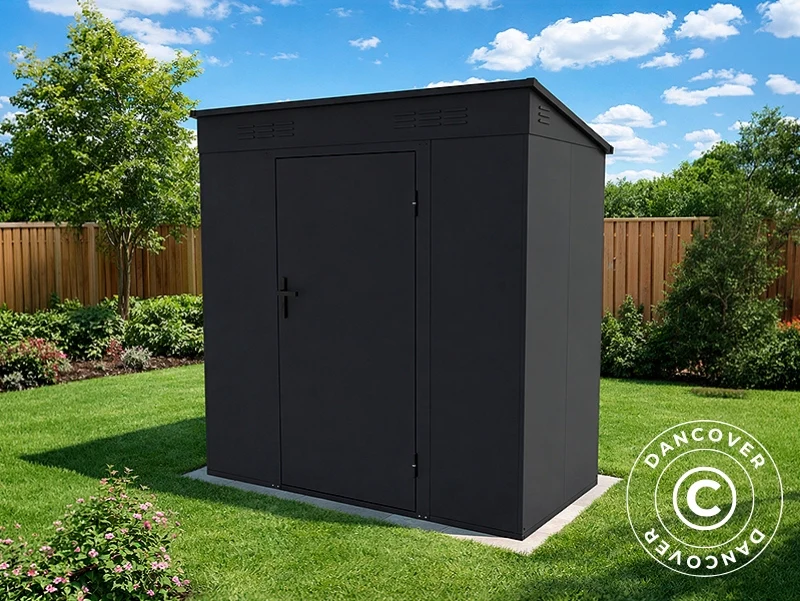 Redskapsbod, metallskåp 1,67x0,87x1,75m, 1,45m2, ProShed®, Antracit - Image 4
