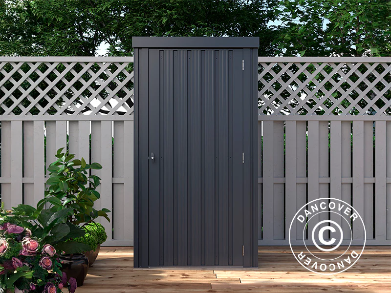 Redskapsbod, stålskåp 0,98x0,81x1,8m, 0,79m², ProShed®, Antracit - Image 5