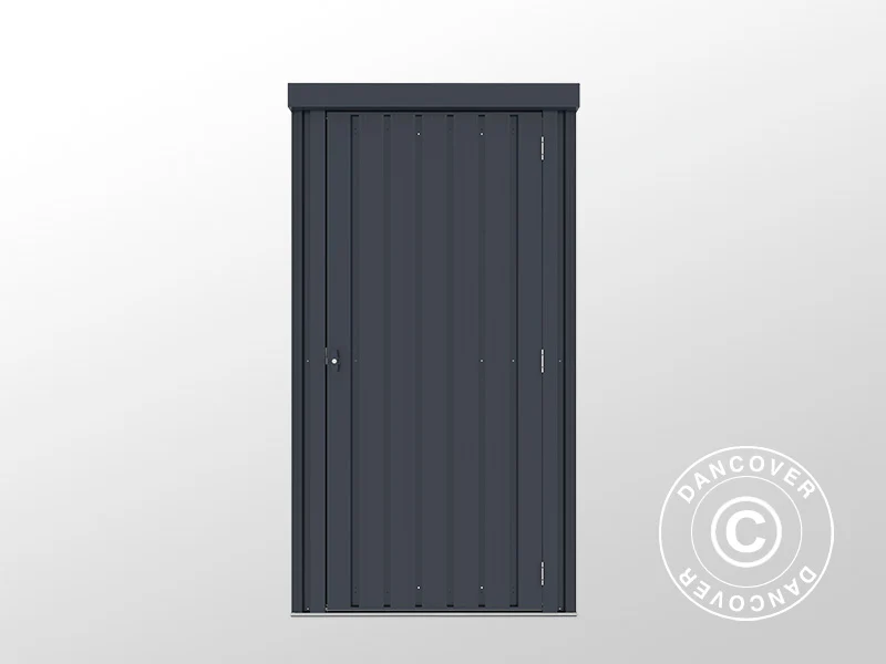 Redskapsbod, stålskåp 0,98x0,81x1,8m, 0,79m², ProShed®, Antracit - Image 7