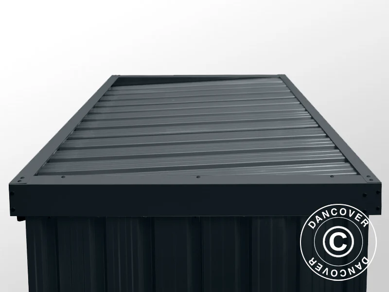 Redskapsbod, stålskåp 1,4x0,81x1,8m, 1,13m², ProShed®, Antracit - Image 8