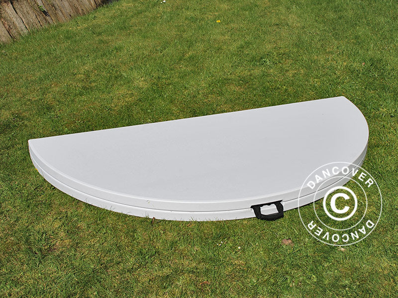 Runt hopfällbart bord PRO Ø183cm, Ljusgrått (1 st.) - Image 6