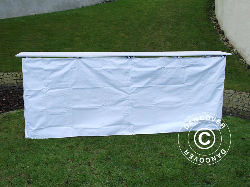 Sidopanel för FleXtents PRO disk, 3m, Vit