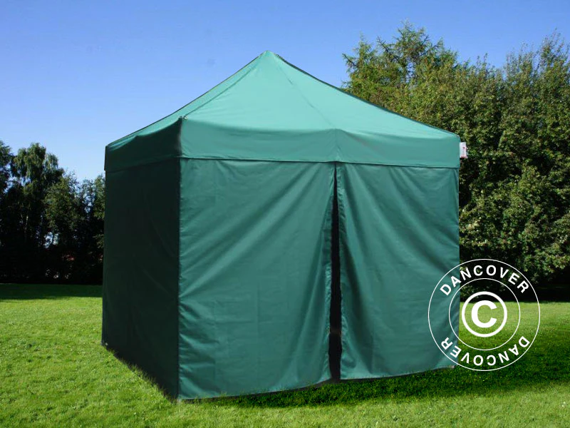 Sidovägg kit för Snabbtält FleXtents 3x3m, Grön - Image 6