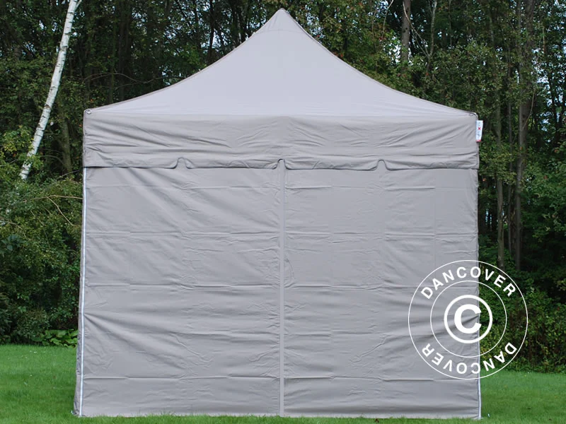 Sidovägg kit för Snabbtält FleXtents 3x6m, Latte - Image 4