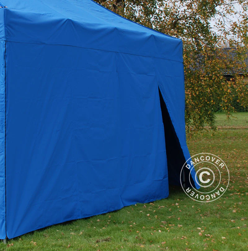 Sidovägg kit för Snabbtält FleXtents 4x6m, Blå - Image 4