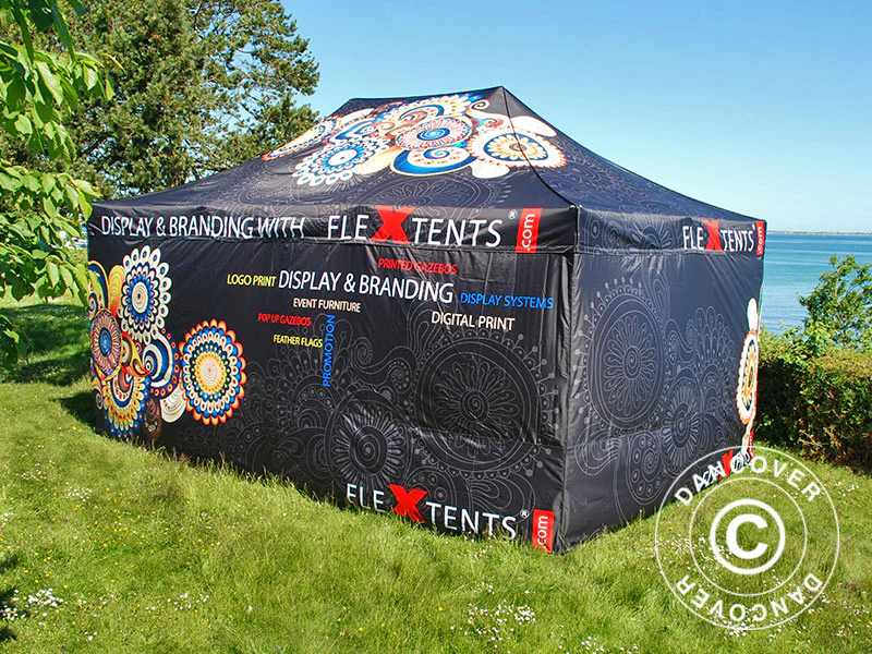 Sidovägg med tryck 6m för FleXtents PRO 4x6m - Image 10