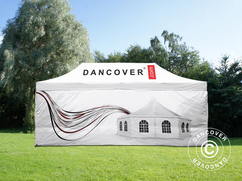 Sidovägg med tryck 6m för FleXtents PRO 4x6m - Image 14