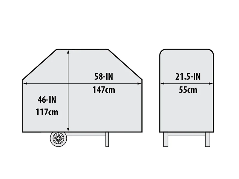 Skyddsöverdrag Premium för Broil King® gasolgrill Crown™ 420, Svart - Image 6