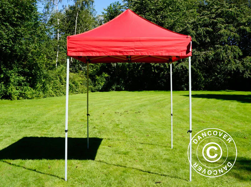 Snabbtält FleXtents Basic v.2, 2x2m Röd - Image 2