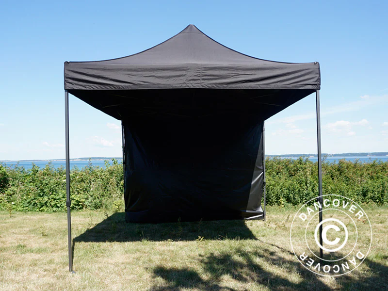 Snabbtält FleXtents Basic v.3, 3x3m Svart, inkl. 4 sidor - Image 15
