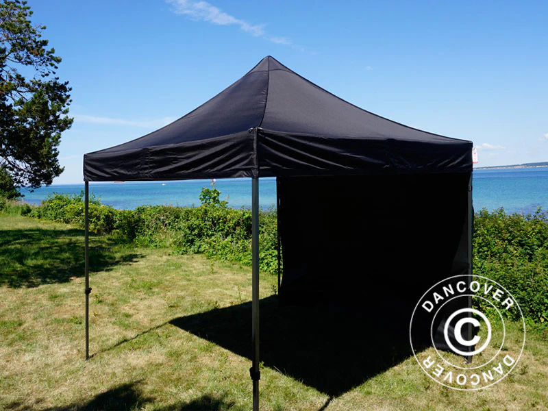 Snabbtält FleXtents Basic v.3, 3x3m Svart, inkl. 4 sidor - Image 16